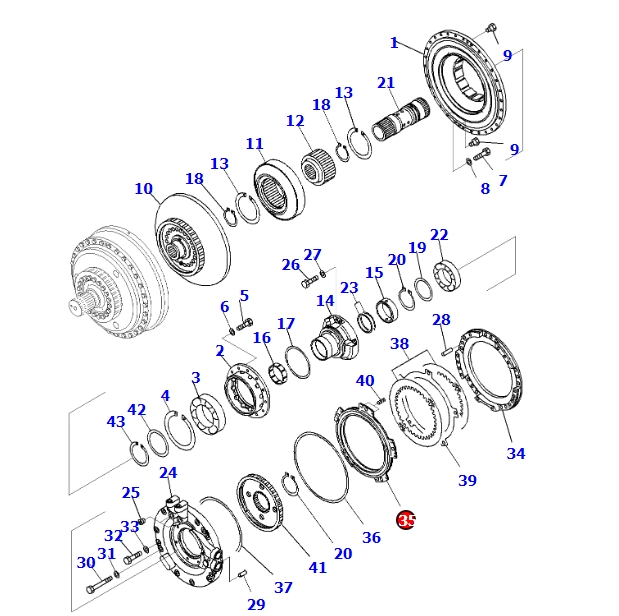 424-15-12750 PISTON Suitable For Dozer D65 D85 D155 D275 PARTS
