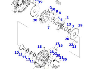 Komatsu Dump Truck HD785-7 Shaft 561-01-71140